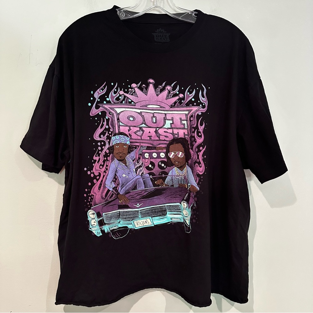 Outkast Atliens Graphic T-Shirt Women's‎ 2XL Black Andre 3000 Big Boy ATL Rap